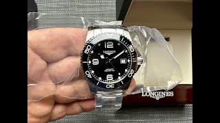 Longines Hydro Conquest 41mm Ceramic Black [upl. by Lipson174]