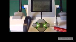 39 C42 Using Lego MindStorms EV3 Color Sensor readings to follow the edge of a line [upl. by Bhatt683]