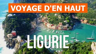 Ligurie depuis drone  Vidéo aérienne 4k  Italie la Ligurie den haut [upl. by Aicnerolf]