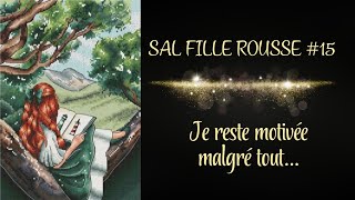 SAL Fille rousse 16 crossstitch stitchalong pointdecroix puntodecruz countedcrossstitch [upl. by Dulce]