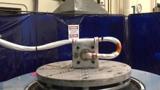 High G Vibration Testing at 145 G testing of ORION connector and backshell assembly [upl. by Galvin]