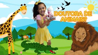 MARIANA BELA BRINCA DE DOUTORA DE ANIMAIS  VÍDEO INFANTIL PARA CRIANÇAS [upl. by Gnat]