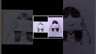 farjana drawing academy vs mine part5 shorts viralshorts drawing [upl. by Margareta155]