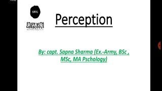 Perception bottomup processing and topdown processing sensory adaptation [upl. by Ladin]