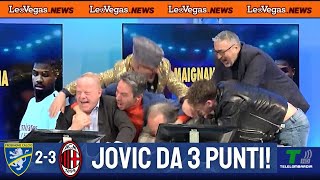 GOL DI FROSINONE MILAN 23 JOVIC FIRMA LA RIMONTA ROSSONERA [upl. by Sanburn836]