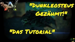 ARKSurvival Evolved Wir zähmen einen Dunkleosteus ein Tutorial [upl. by Dacia]