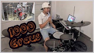 Mil Graus  Pierre Maskaro Refazendo 3 Drum Cover 1000 Graus [upl. by Ennaoj]