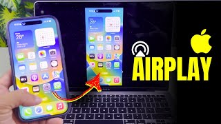 How to Airplay From iPhone to macOS Wireless Mirror iPhone to Mac Mini MacBook Air and Pro [upl. by Haile]