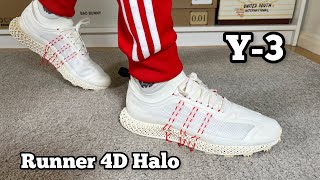 Y3 Runner 4D Halo Reviewamp On foot [upl. by Cirenoj]