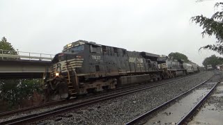 Pre Hurricane Railfanning NS 242 thru Chamblee GA 9262024 [upl. by Faydra64]