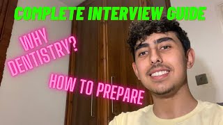 Everything You Need To Know To Smash Your Dental Interview  Example answer and in depth advice [upl. by Anglo]