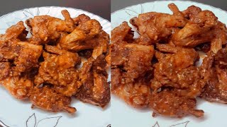 Lollipop wings Chinese chicken lollipop recipe Bangladeshi easy recipe [upl. by Airet]