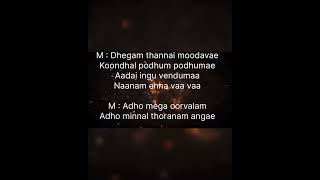 Adho Megam Ooravalam Song Karaoke For Male Singers ilayaraja tamilsonglyrics mano [upl. by Nerval]