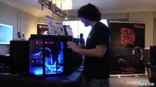 Thermaltake Urban T81 amp Core V71 Gaming PC Cases HandsOn  CES 2014 [upl. by Terryl]