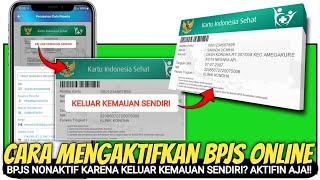 cara aktifkan kembali bpjs kesehatan non aktif lewat aplikasi secara online [upl. by Esir75]