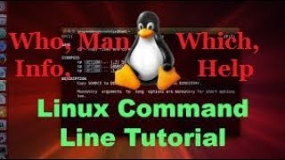 Basic Commands of Linux OS  Who Which Man Info Help  Video No  16 [upl. by Irrahs]