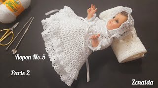 Zurdo Ropon No5 1 Niño Dios 21cm zenaida crochet [upl. by Stover]