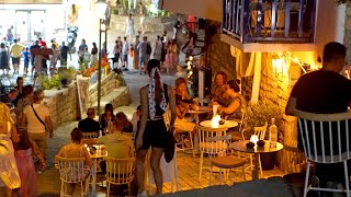 Lively Summer Evenings In Afitos Village  Kassandra Halkidiki Greece [upl. by Lesh]