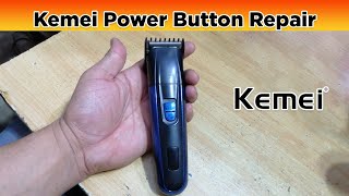 kemei trimmer power button repair in urdu hindi [upl. by Yrrem]