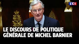 Lintégrale du discours de politique générale de Michel Barnier [upl. by Laud187]