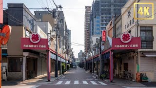 WALK IN TSUKISHIMA MONJA STREET TOKYO 4K [upl. by Eednak166]