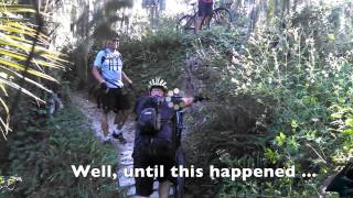 Embarrassing Mountain Bike Fail after Crash into Lake [upl. by Ynavoeg]