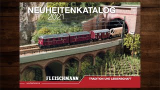 Fleischmann Neuheitenkatalog 2021 – Modellbahn Katalog Spur N [upl. by Alat]