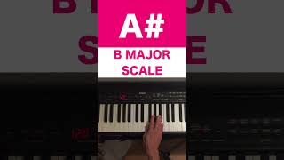 B Major Scale On Piano Easy Tutorial For Beginners  Music Simply Understood music bmajor [upl. by Airottiv]