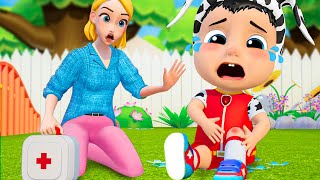 The Boo Boo Song  Nursery Rhymes amp Kids 3D Cartoon Videos  Kids Songs [upl. by Andrus]