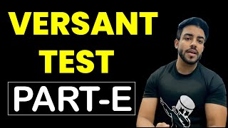 VERSANT TEST Part E Passage Reconstruction  COMMON QUESTIONS [upl. by Piotr]