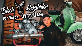 Wir verlosen einen Vespa Motor Blechgefährten Live [upl. by Rogozen]