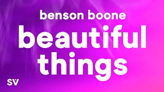 Benson Boone  Beautiful Things Lyrics [upl. by Ahsyekat]