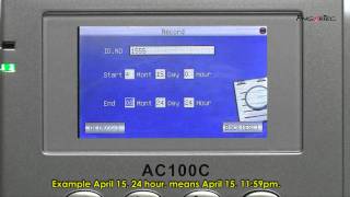 AC100C13Check for Users Clocking Records [upl. by Ellehcim203]