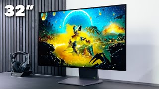 LGs NEW 32” 4K OLED Gaming Monitor 32GS95UE Unboxing  Review [upl. by Gardiner]