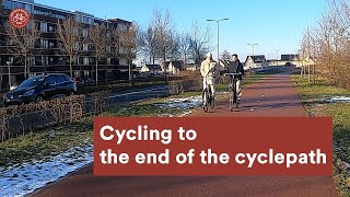 Winter ride to the end of the cyclepath [upl. by Norej]