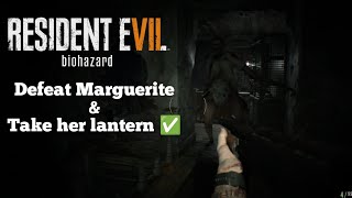 Defeat Marguerite  Second Boss Fight  The Resident Evil 7 walkthrough 5 [upl. by Enoitna]