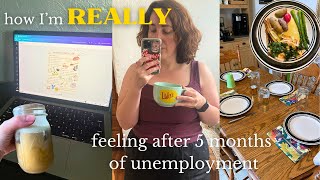 Unemployed Diaries Ep 05  job hunt updates dinner party prep unemployed bucket list chatty vlog [upl. by Didi]