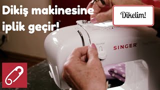 Dikiş makinesine iplik nasıl geçirilir  10marifet [upl. by Iiette]