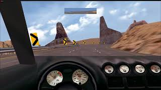 Viper Racing 1998  Cruising at Sunset Mesa PC Gameplay [upl. by Sset]