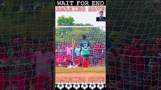 Amazing penalty 🥺🥺 footballplentyshorts localfootballmatch pena save [upl. by Ahseinaj794]