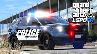 GTA 5 Mods  Sandy Shores Police Gets a FACELIFT LSPDFR Gameplay [upl. by Kinnon962]