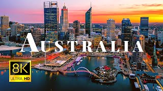 Cities of Australia 🇦🇺 in 8K ULTRA HD 60 FPS Drone Video [upl. by Vorster]