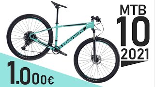 10 MTB XC Cross Country 2021 a confronto BUDGET 1K Euro  MTBT [upl. by Murtha692]