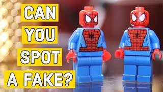 Can you spot a fake LEGO minifigure Win a genuine LEGO minifigure [upl. by Gardell130]