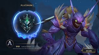 Wild Rift  KhaZix Jungle Gameplay  Platinum I  Season 14 No Commentary [upl. by Edrock341]