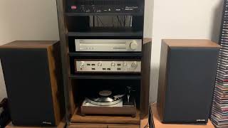 Thorens TD 150 with Luxman C120A and Polk Monitor 7 [upl. by Noeled83]