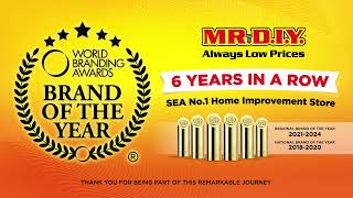 MRDIY World Branding Award 202324 [upl. by Anauqat878]