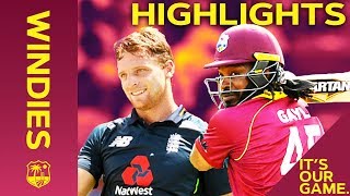 Buttler amp Gayle Go Huge In Record Breaking Match  Windies vs England 4th ODI 2019  Highlights [upl. by Nhguahs]