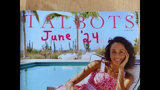 TALBOTS CATALOG🌴JUNE 2024👜WOMENS CLOTHING SIZES 024👗 [upl. by Htebzil]