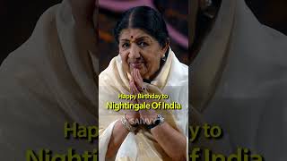 Lata Mangeshkar jayanti  Bharat Ratna ‘Nightingale of India’ Melody Queen latamangeshkar shorts [upl. by Ayetal]